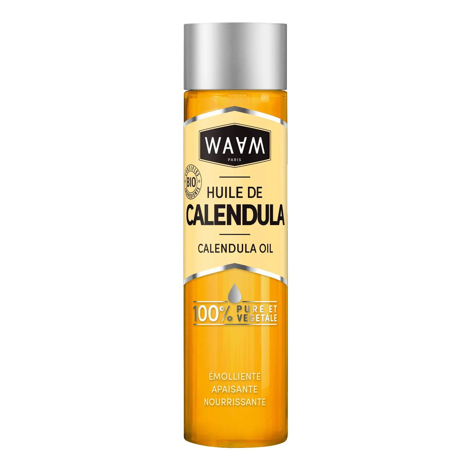 Waam - HUILE DE CALENDULA Apaisante, réparatrice, régénérante- Soin de jour