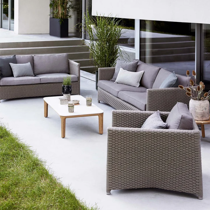Cane-line - Diamond Outdoor Sofa, 2-Sitzer, taupe