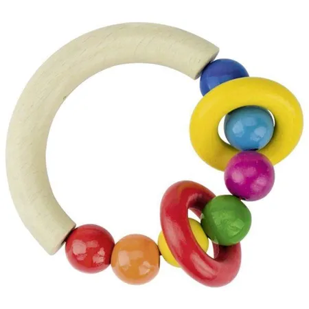 Heimess Greifling halbrund mit Perlen und 2 Ringen