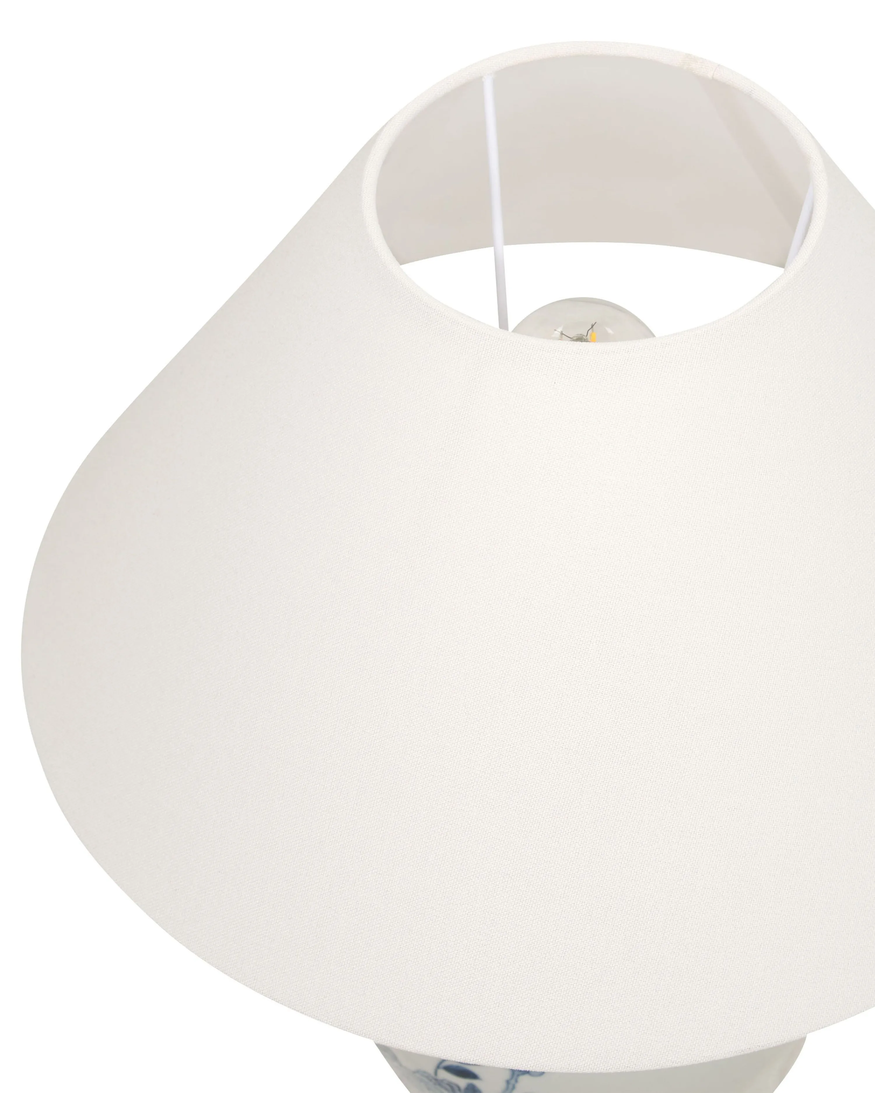 Tafellamp MAGROS Porselein Wit/blauw