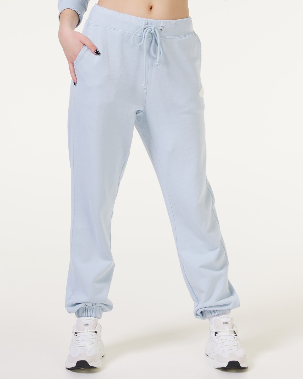 Bumpro SkyDye Trashed Sweatpants Blue Pastel