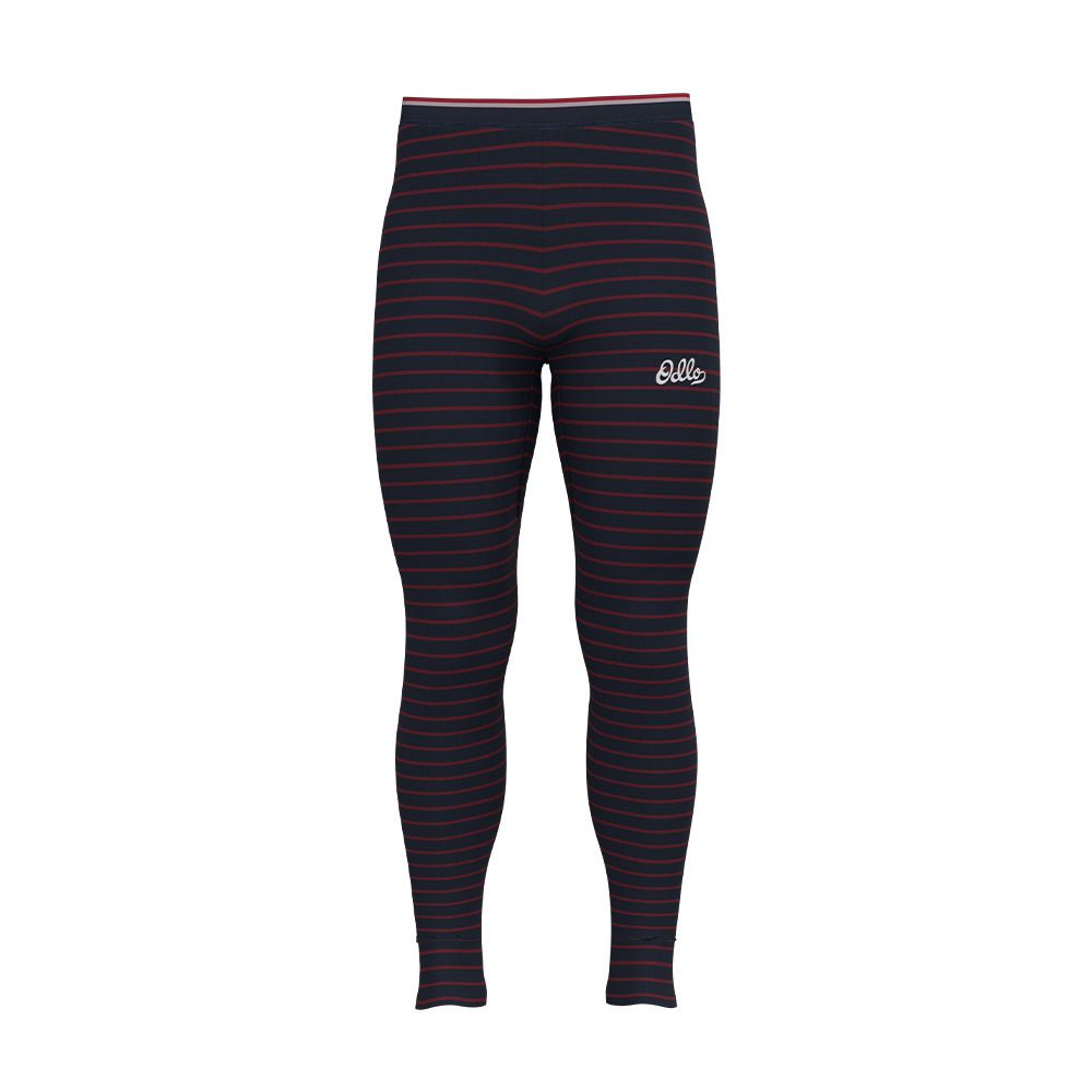 Odlo ACTIVE WARM ORIGINALS ECO - Collant Homme dark sapphire - sundried tomato