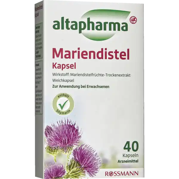 Mariendistel Kapseln 40 Weichkapseln Arzneimittel