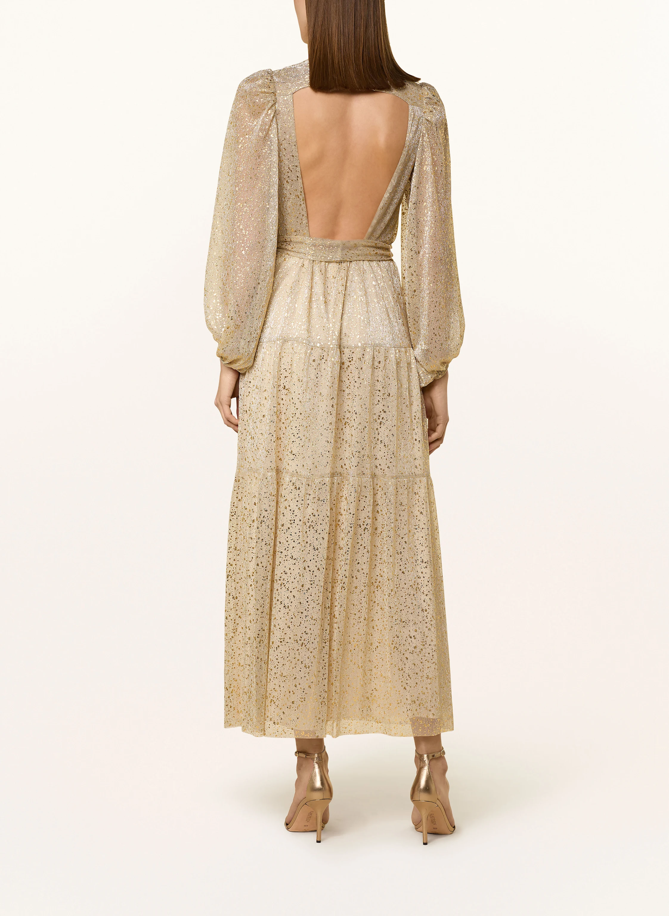 ba&sh Kleid CALA in Wickeloptik mit Cut-out