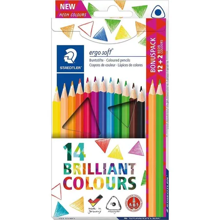STAEDTLER® Buntstifte ergo soft, 14 Stück