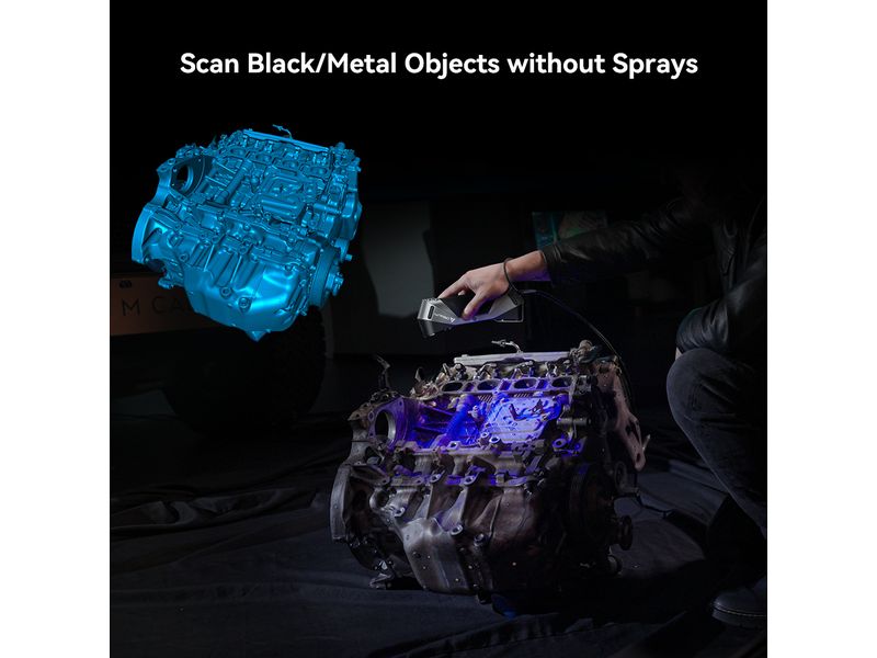 Creality 3D-Scanner CR-Scan Raptor Tragbarer 3D-Scanner mit messtechnischer Genauigkeit für Objekte aller Grössen