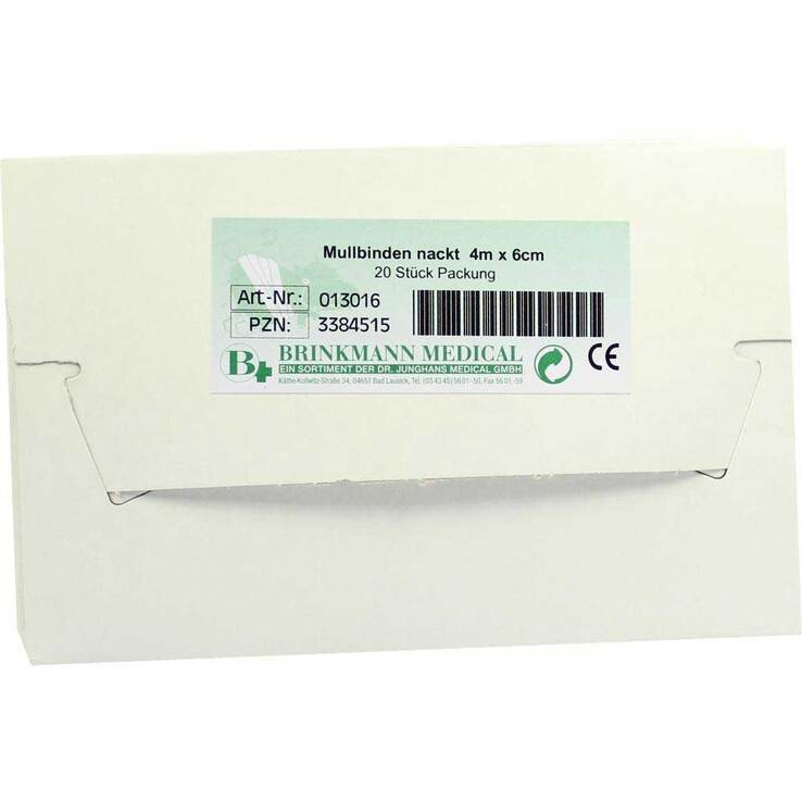 Mullbinden 4mx6cm unverpackt, 20 St