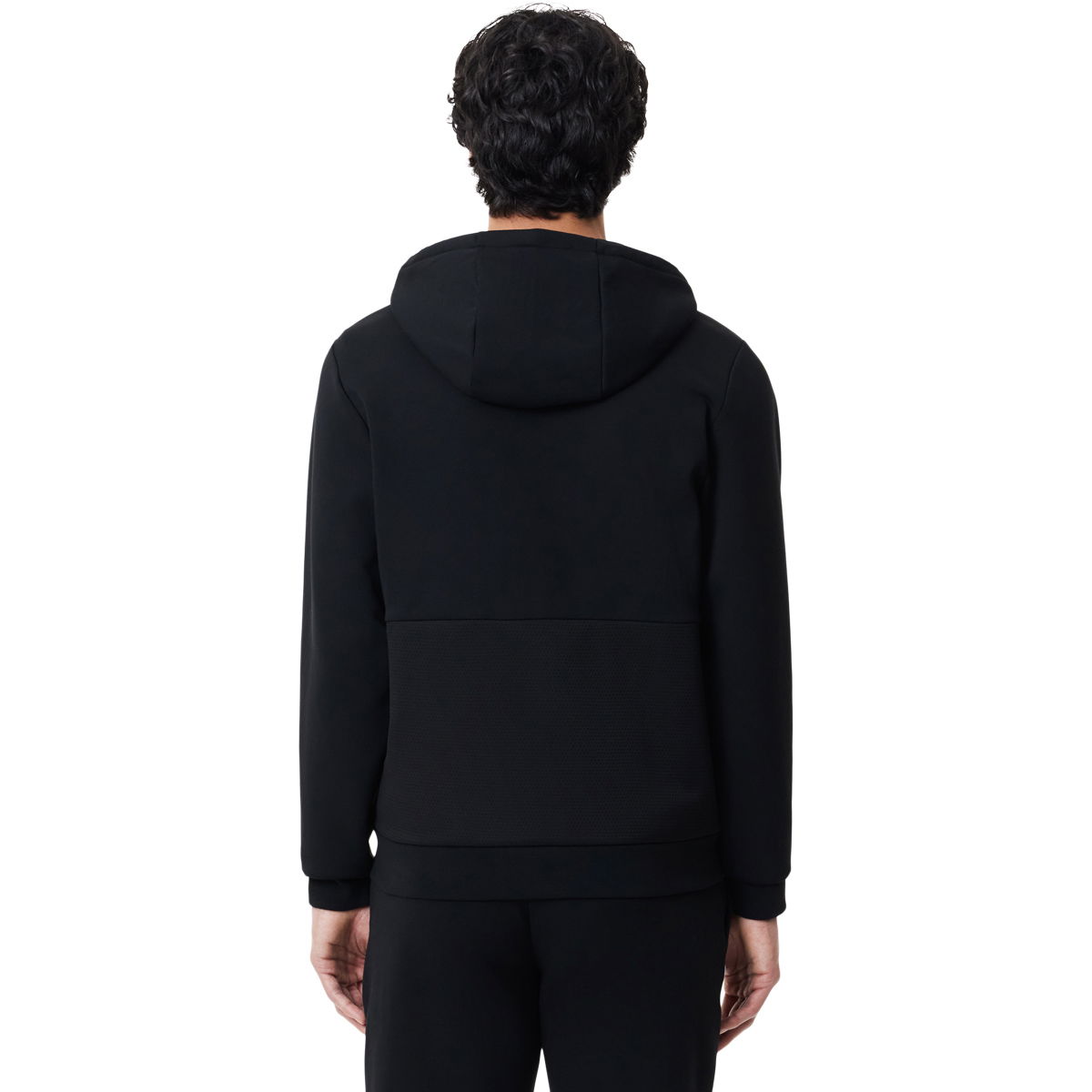 Lacoste Mesh Panels Full Zip Hættetrøje Herre