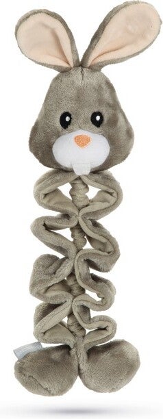 Beeztees hondenspeelgoed knuffel konijn Bonny grijs 31 x 12 x 8 cm