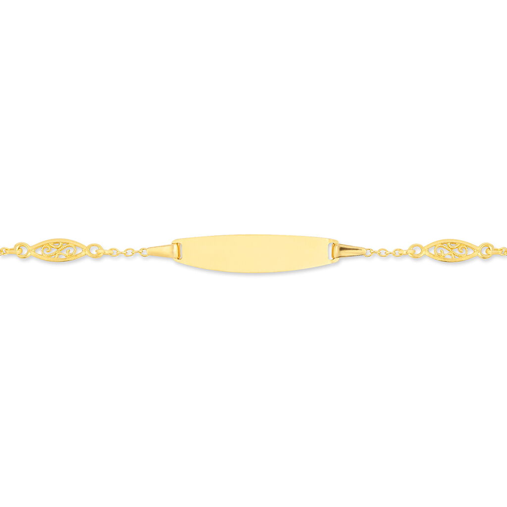 Bracelet Identité Eudoxie Maille Filigrane Or Jaune