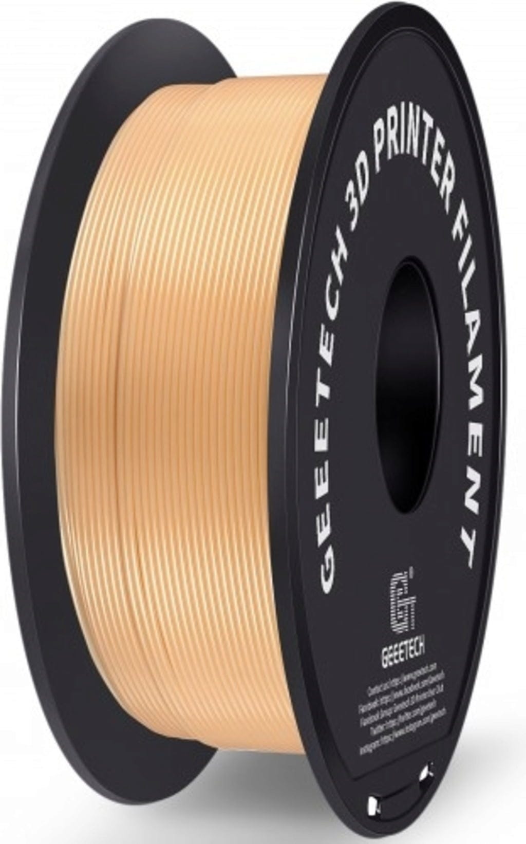 GEEETECH  PLA Sand Gold, 1,75 mm / 1000 g    Leicht druckbares Filament mit geringen Fertigungstoleranzen