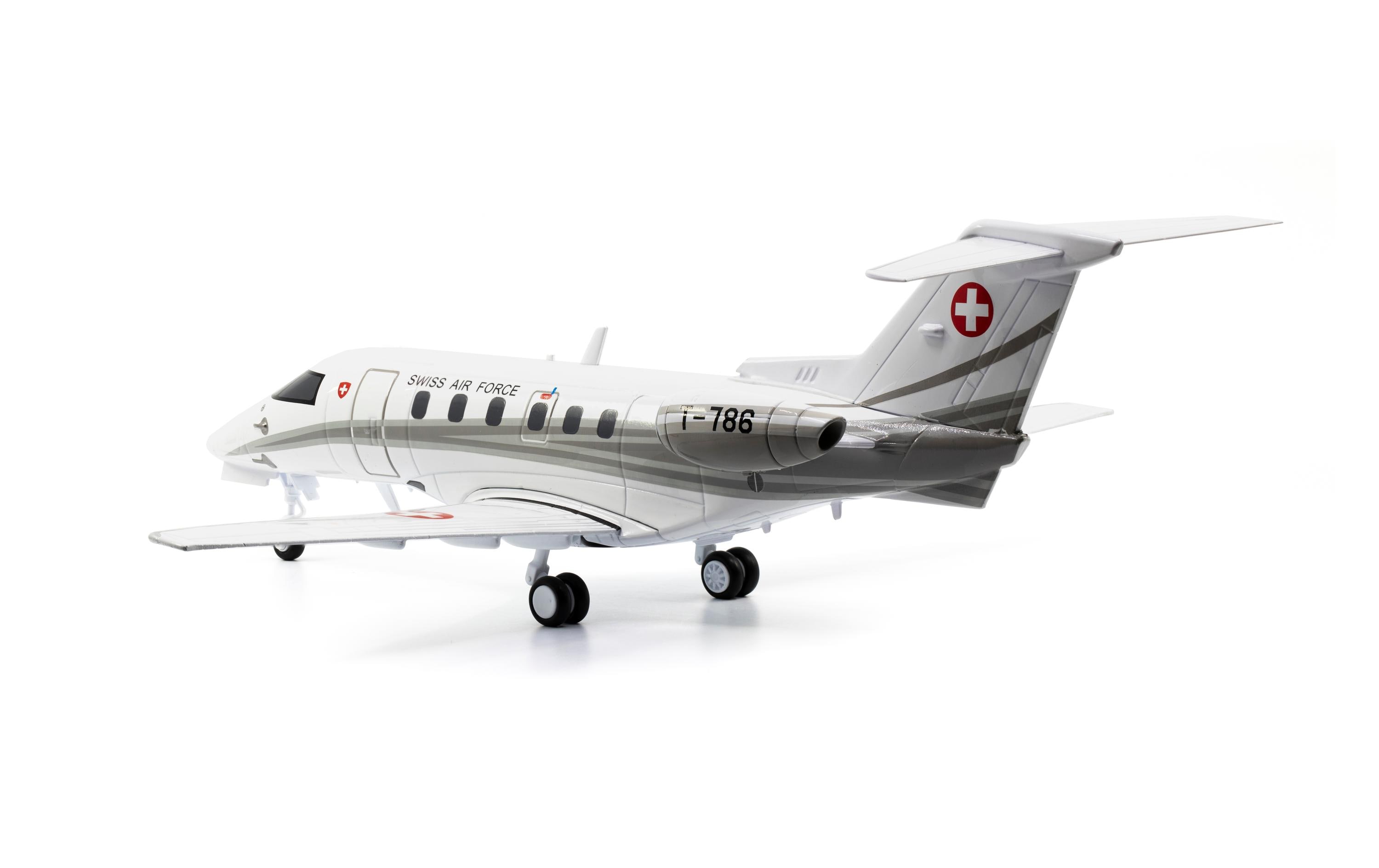 PC-24 Bundesrat-Jet Swiss Air Force 1:72Militärflugzeug Modell