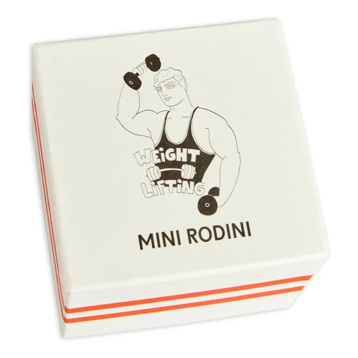 Mini Rodini Lot T-Shirt, Bloomer et Chaussettes Bodybuilder Coton Bio | Rouge