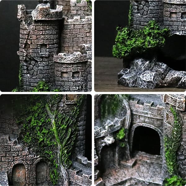 INF Akvarium ornament dekorasjon fisketank landskapsarbeid