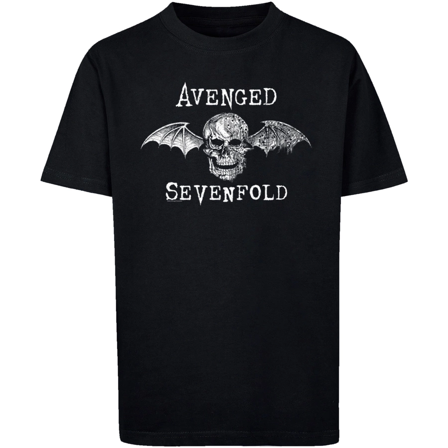 F4NT4STIC T-Shirt Avenged Sevenfold Rock Metal Band Cyborg Bat schwarz