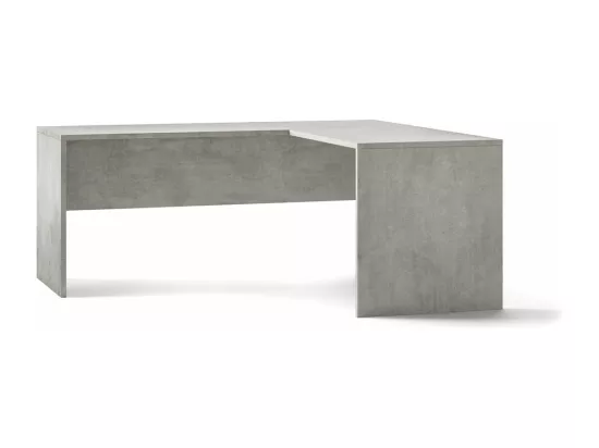 Bureau angle droit 180x69 moderne poste travail robuste KOMAN
