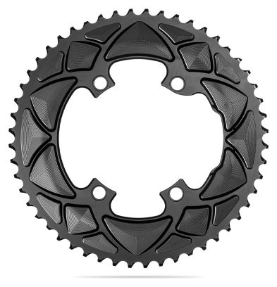 Plateau AbsoluteBlack Premium Round Road 110x4 BCD pour transmission Shimano Dura Ace / Ultegra 11V Noir