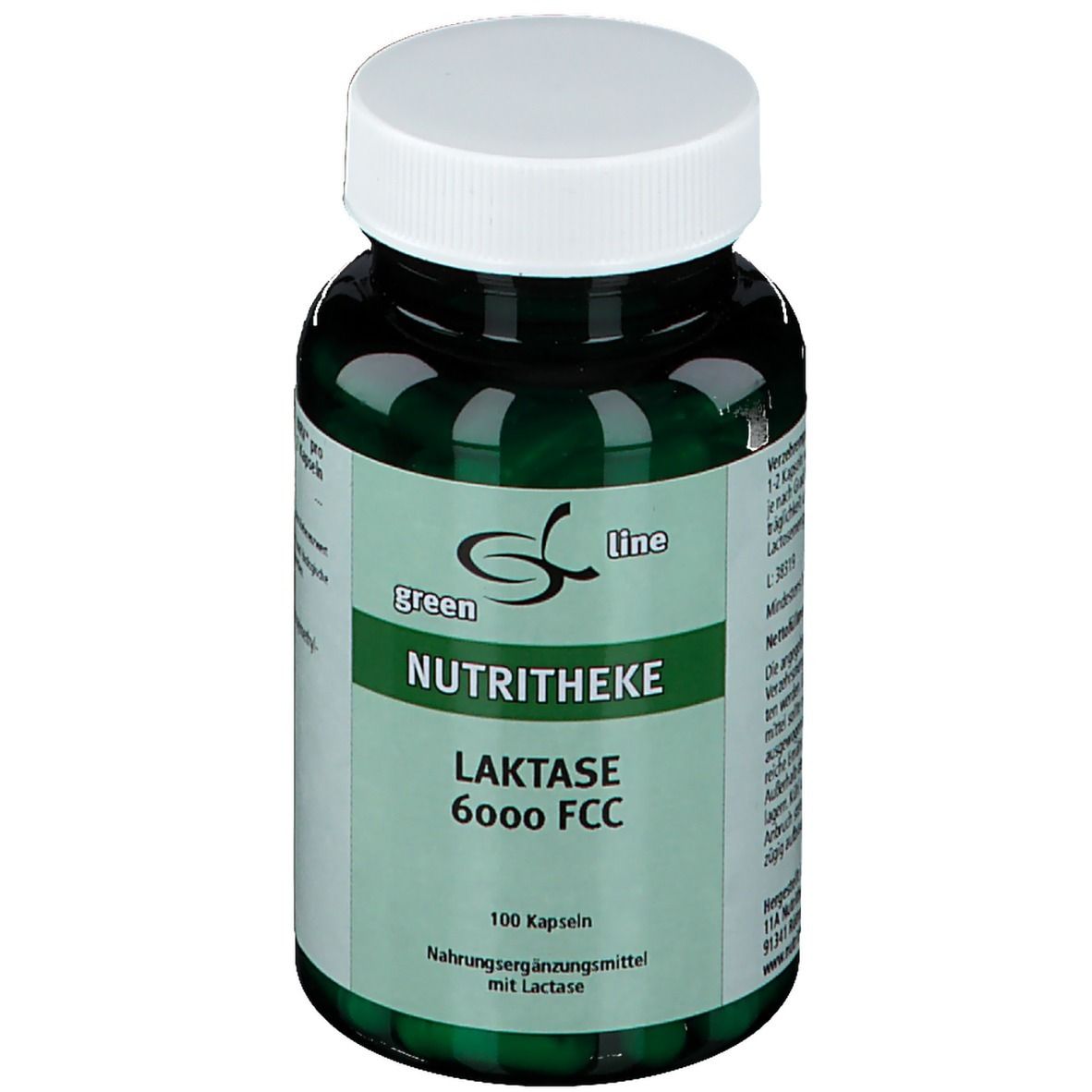 green line NUTRITHEKE Laktase 6.000 FCC