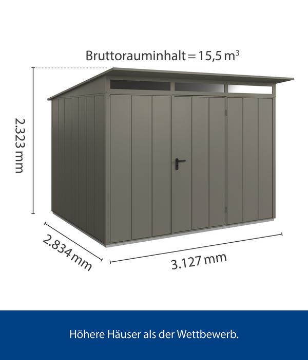 Hörmann Berry-Gerätehaus Modern-P Typ 3, ca.
