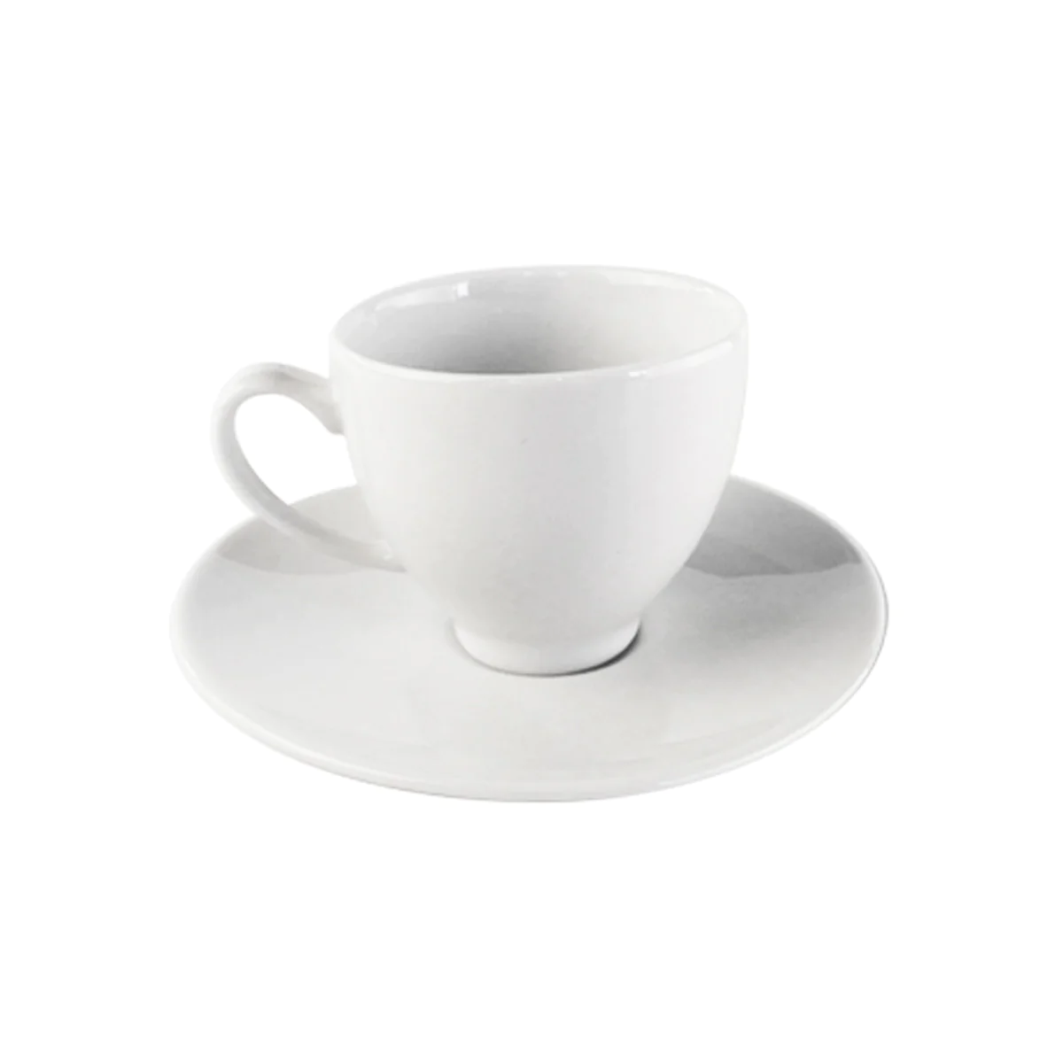 Sven Blanc - Tasse et soucoupe café 10 cl (lot de 6) Médard de Noblat
