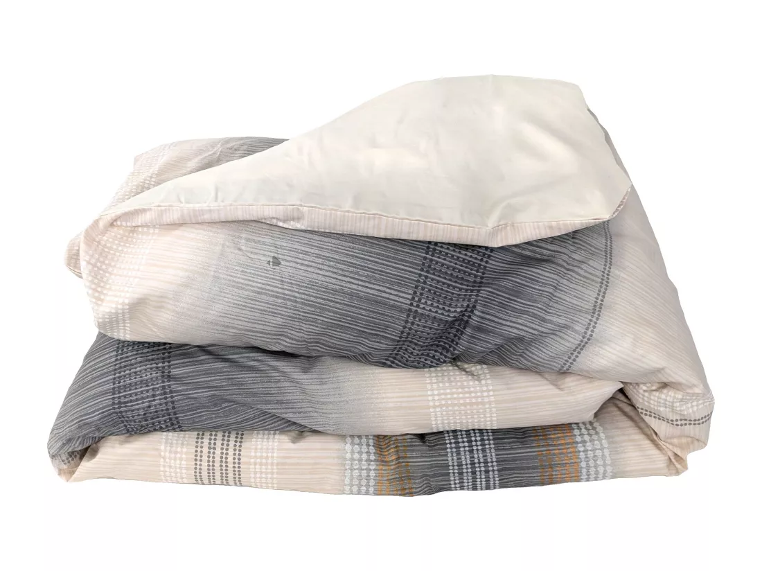 Housse de couette 300x240 cm percale coton ESTEBAN Beige
