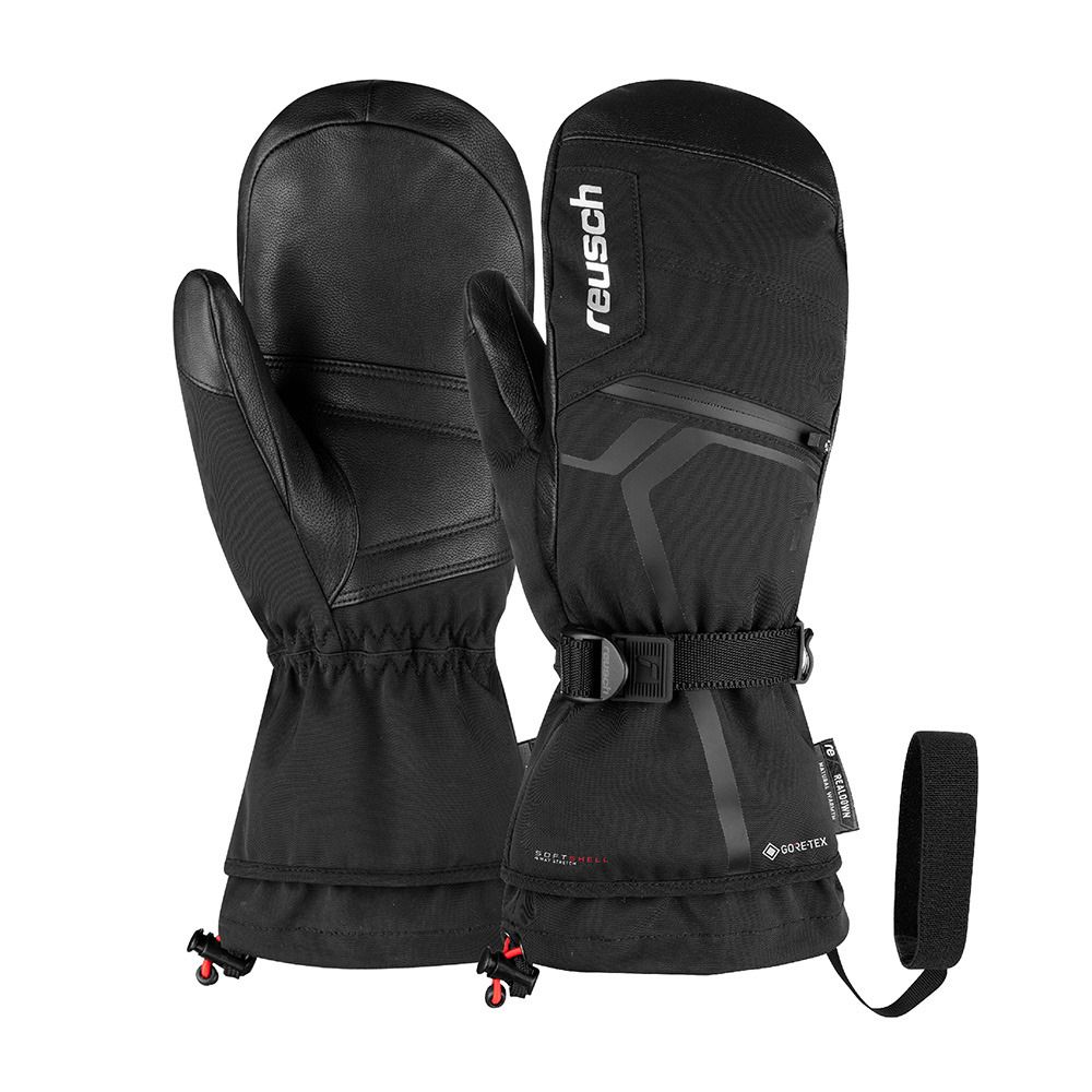 Reusch DOWN SPIRIT GTX - Moufles ski black/silver