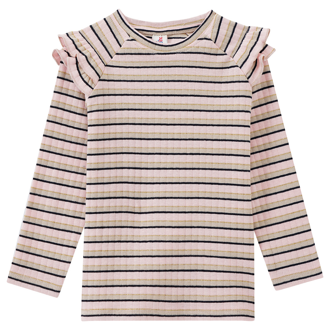 Topolino Mädchen Langarmshirt mit Effektgarn hellrosa