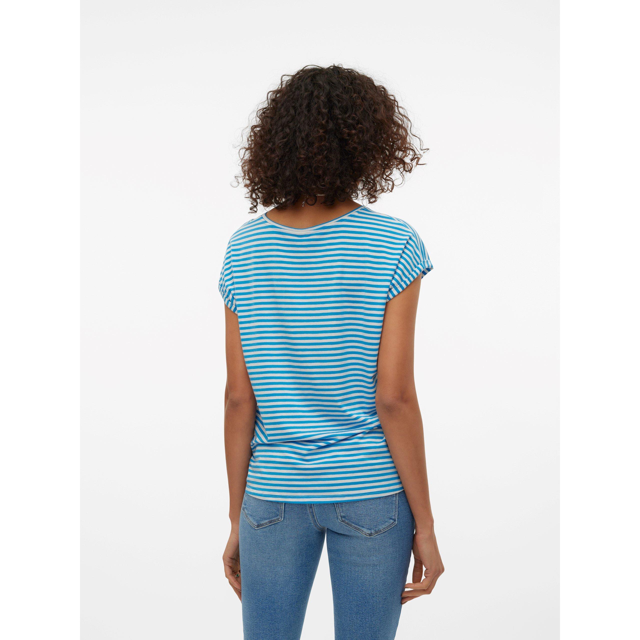 Vero Moda VM Ava Plain Short Sleeve T Shirt Womens