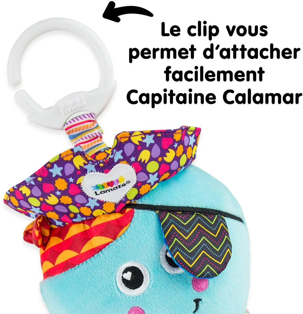 PELUCHE CAPITAINE CALAMAR 29 CM