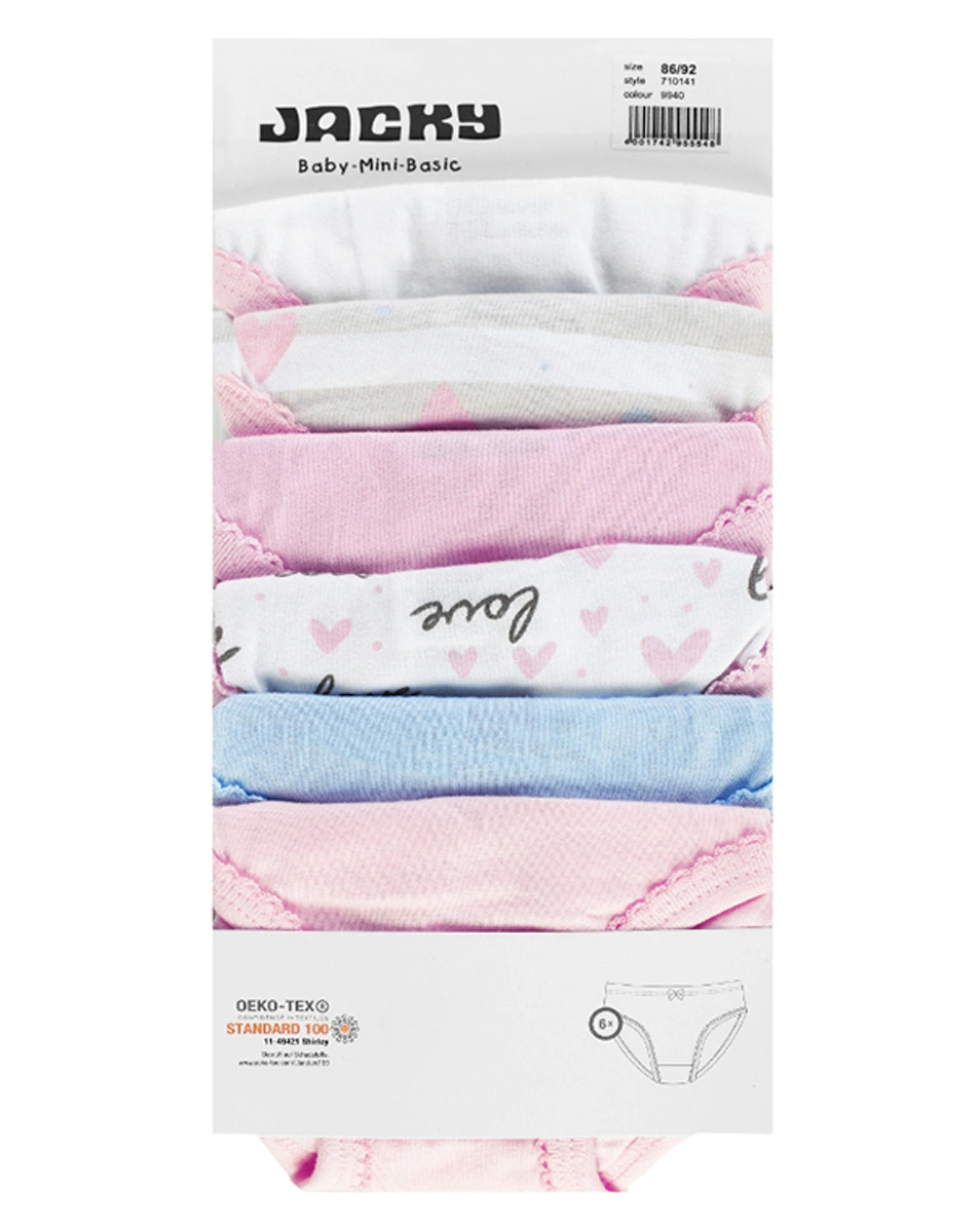 Slip LOVELY DAY 6er-Pack in rosa