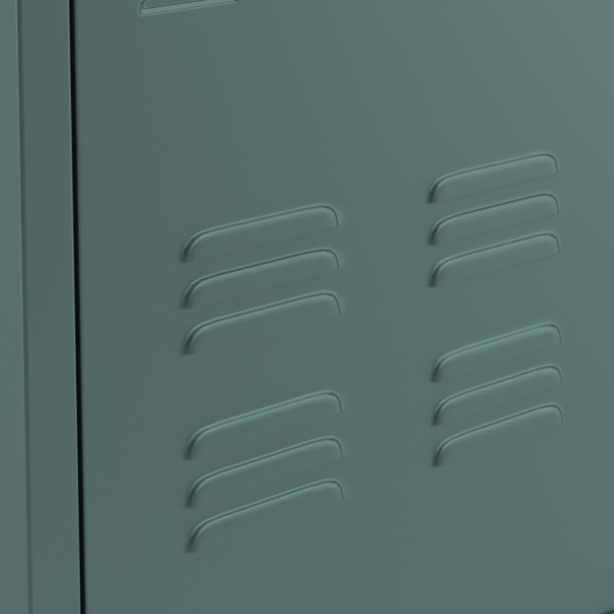 LA REDOUTE INTERIEURS<br>Armário baixo de metal, 2 portas, Hiba