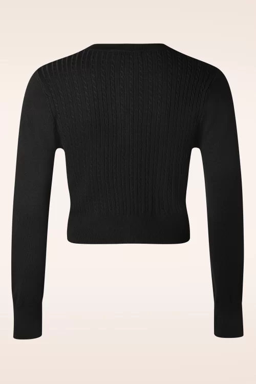 Banned Retro Sylvia cardigan in zwart