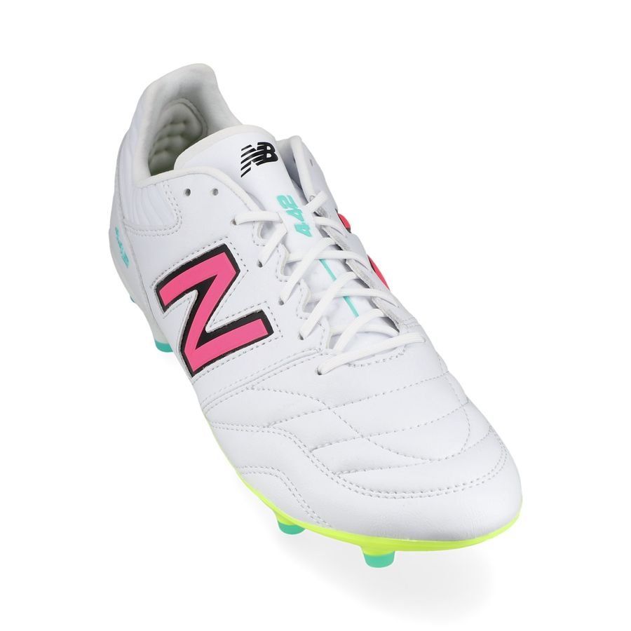 New Balance 442 2.0 Pro FG - Blanc/Violet/Jaune Fluo
