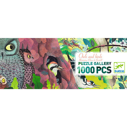 Djeco puzzel uilen en vogels - 1000st