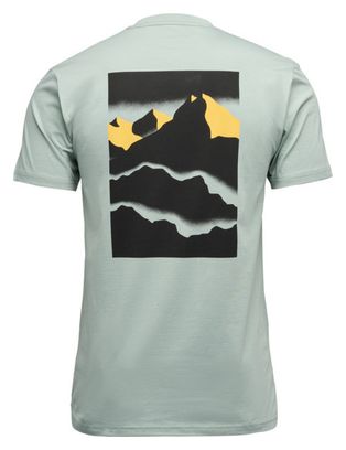 T-Shirt Black Diamond Mounatinscape Vert Homme