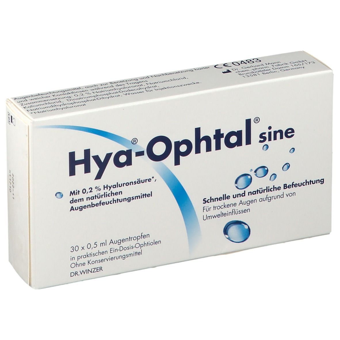 Hya®-Ophtal® sine