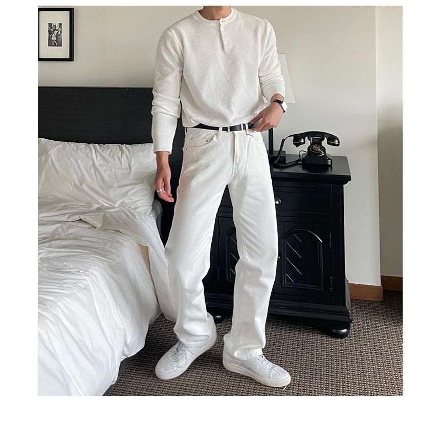 Okwano - Mid Rise Wide Leg Jeans