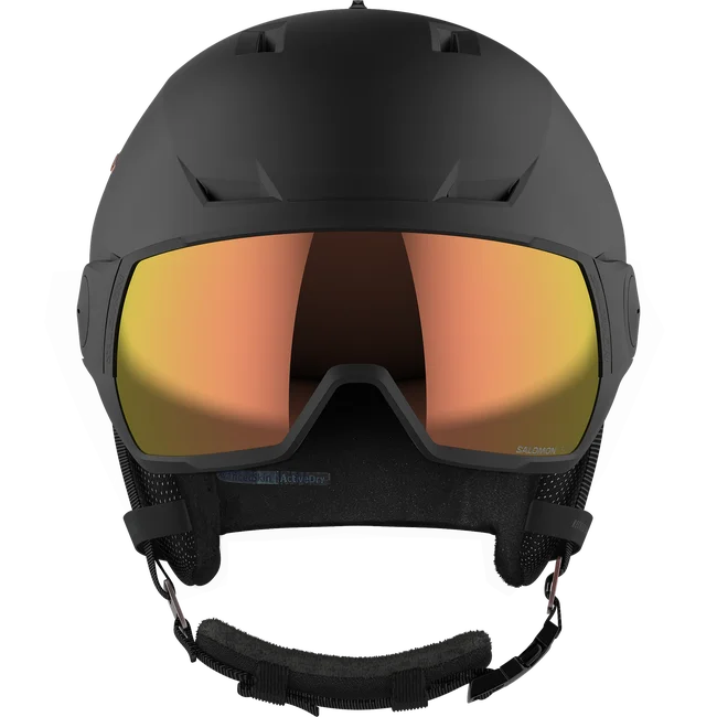 ICON LT VISOR PHOTO  Damenhelm Black/PinkGold