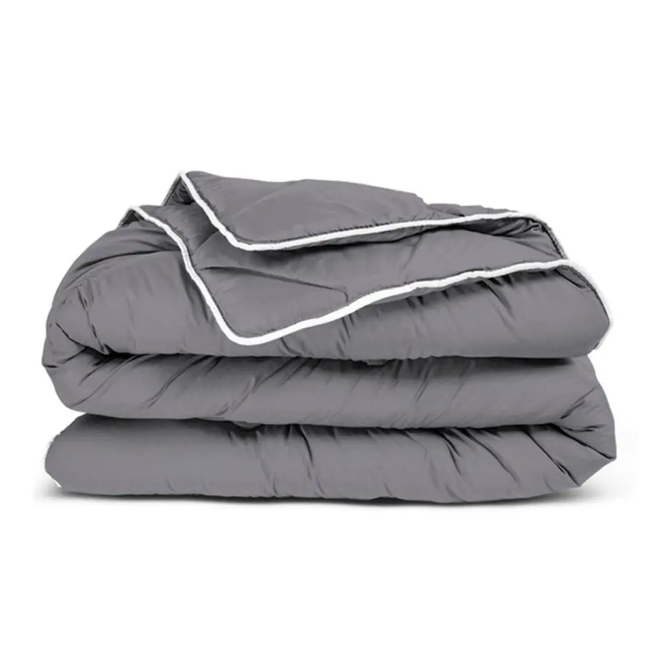 Dekbed zonder Overtrek 240x200 – Incl. Kussenslopen – Wasbaar – Antraciet