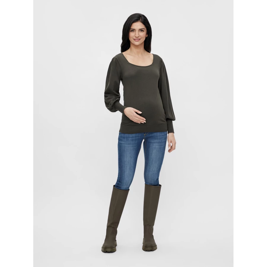 mama;licious Langarmshirt MLPAULINA Beluga
