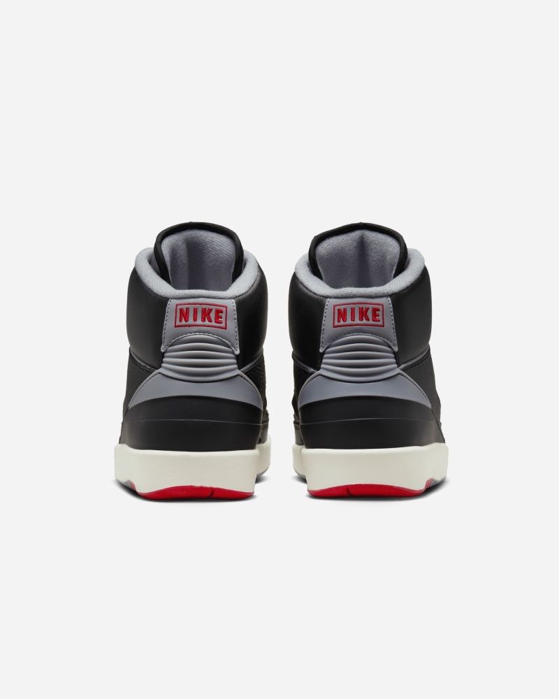 Chaussures Nike Air Jordan 2 Retro Noir & Gris pour homme