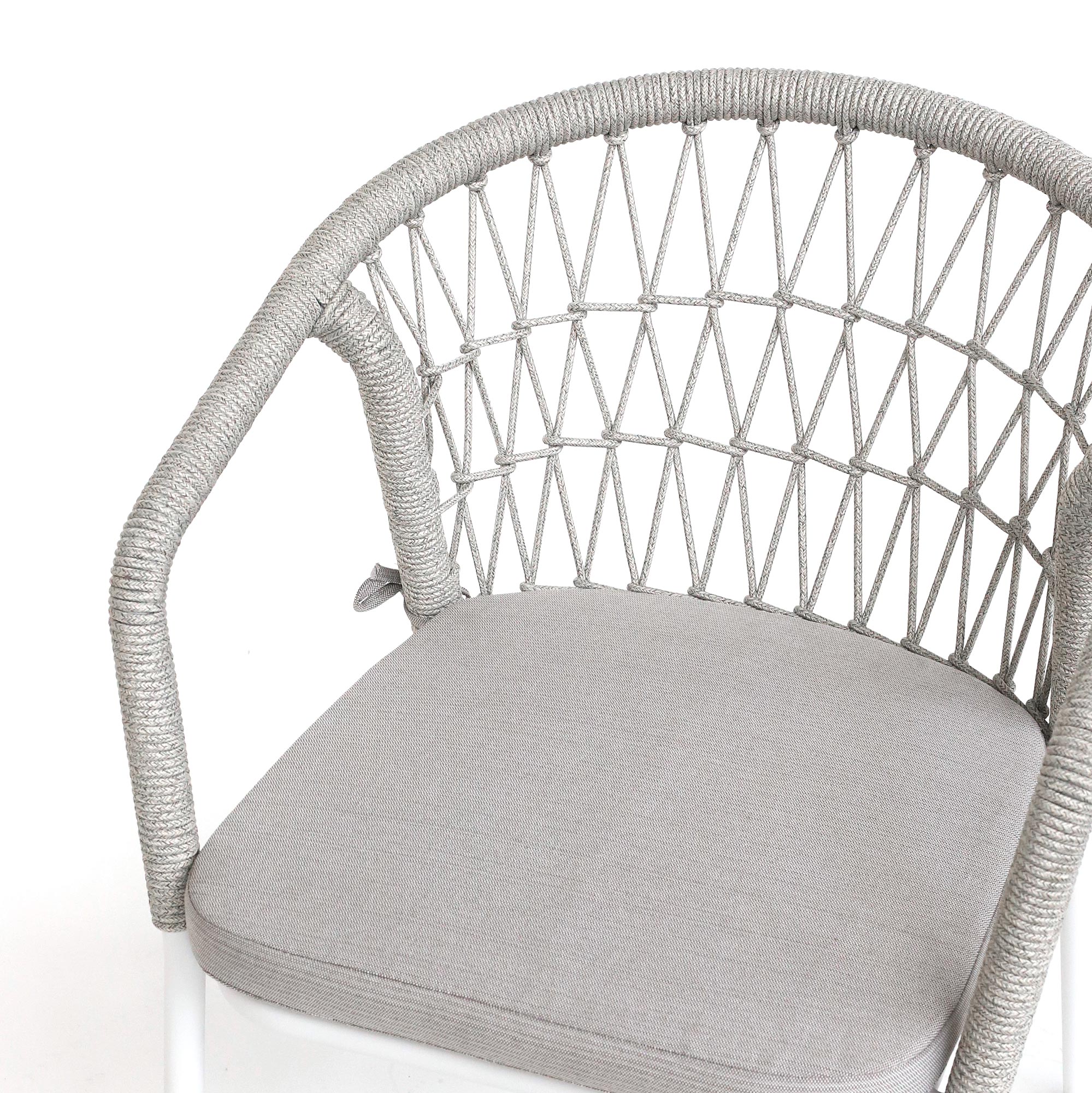 Armsessel 'Lagarde' hellgrau, stapelbar, B 57 cm, H 77 cm, L 61 cm günstig bestellen