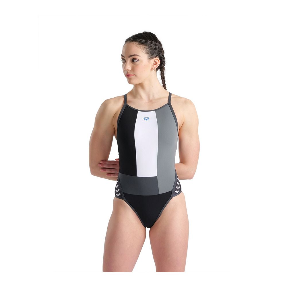 Arena ICONS - Maillot de bain 1 pièce Femme black/asphalt/ardesia