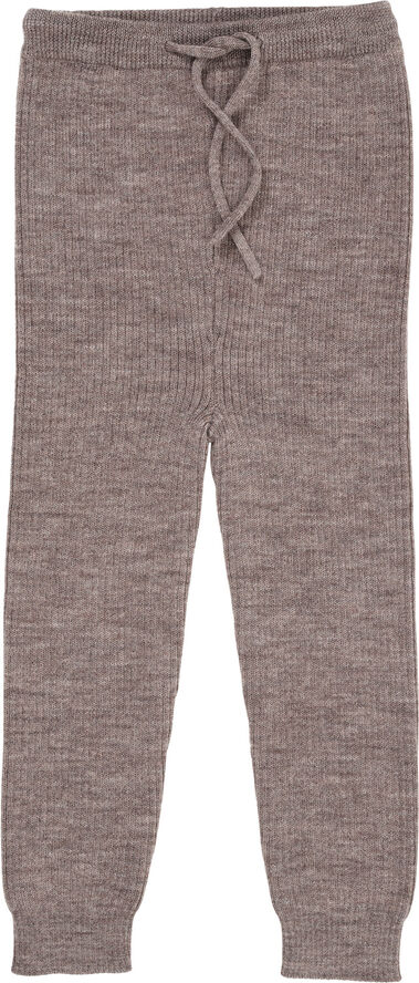 Copenhagen Colors MERINO CLASSIC RIB LEGGINGS W. DRAW Natural melange