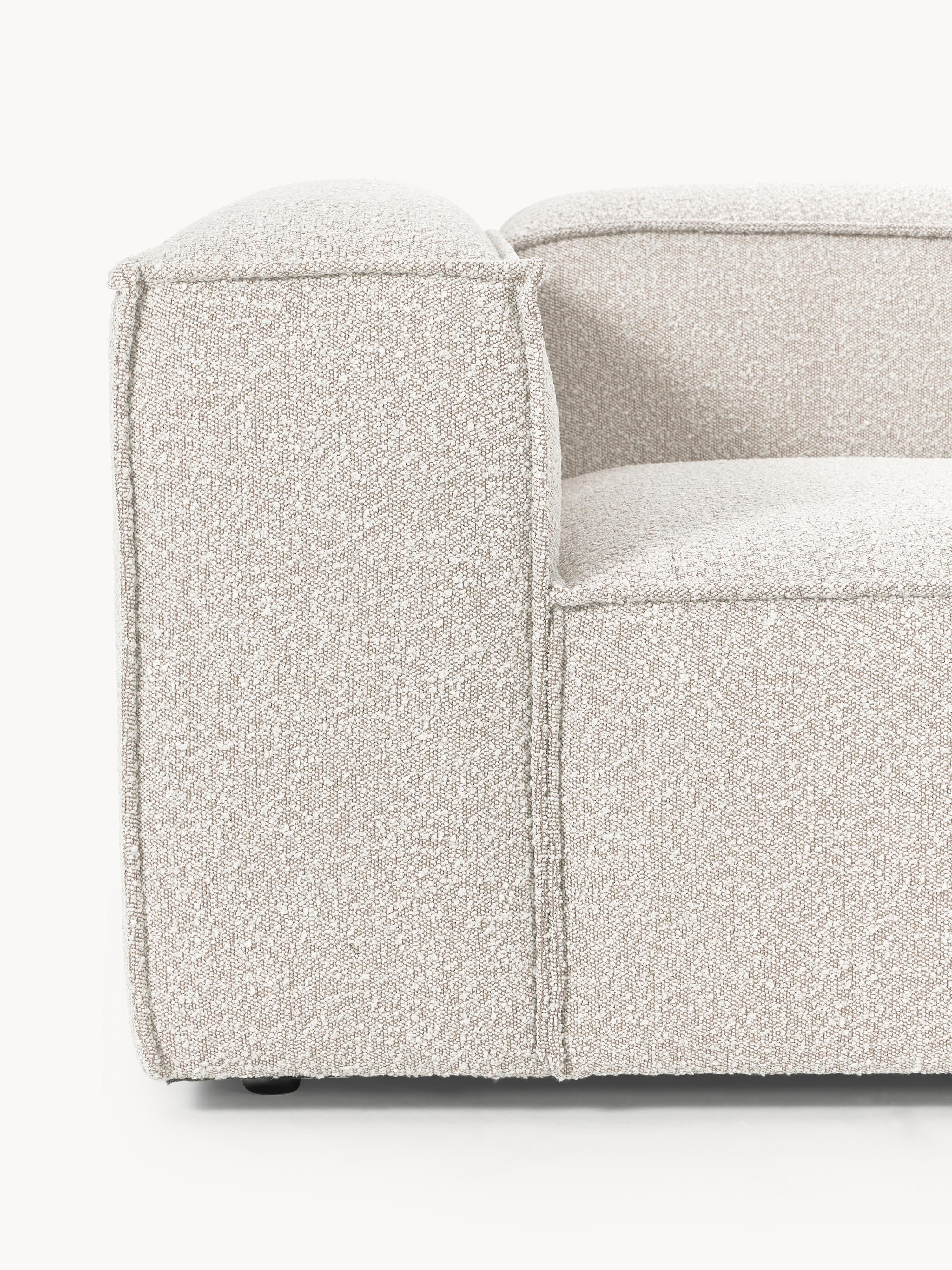 Modulaire bank Lennon (4-zits) uit bouclé