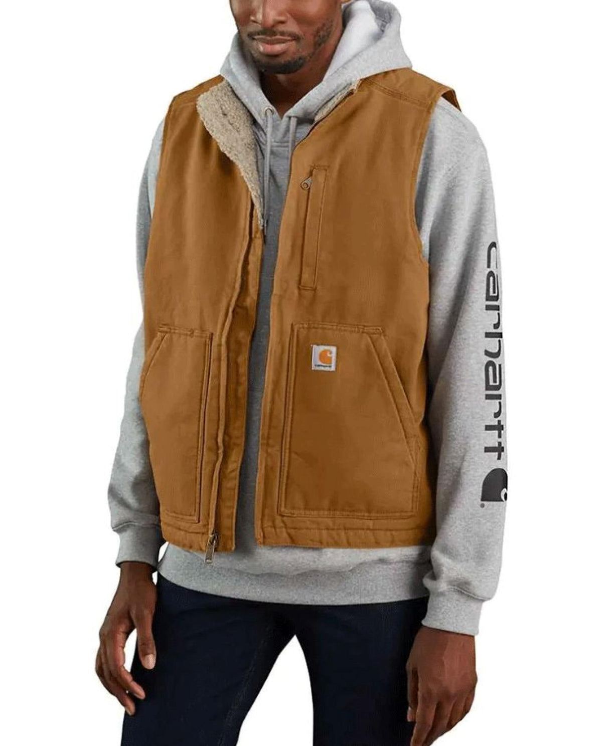 Carhartt<br>Washed Duck Lined Mock Neck