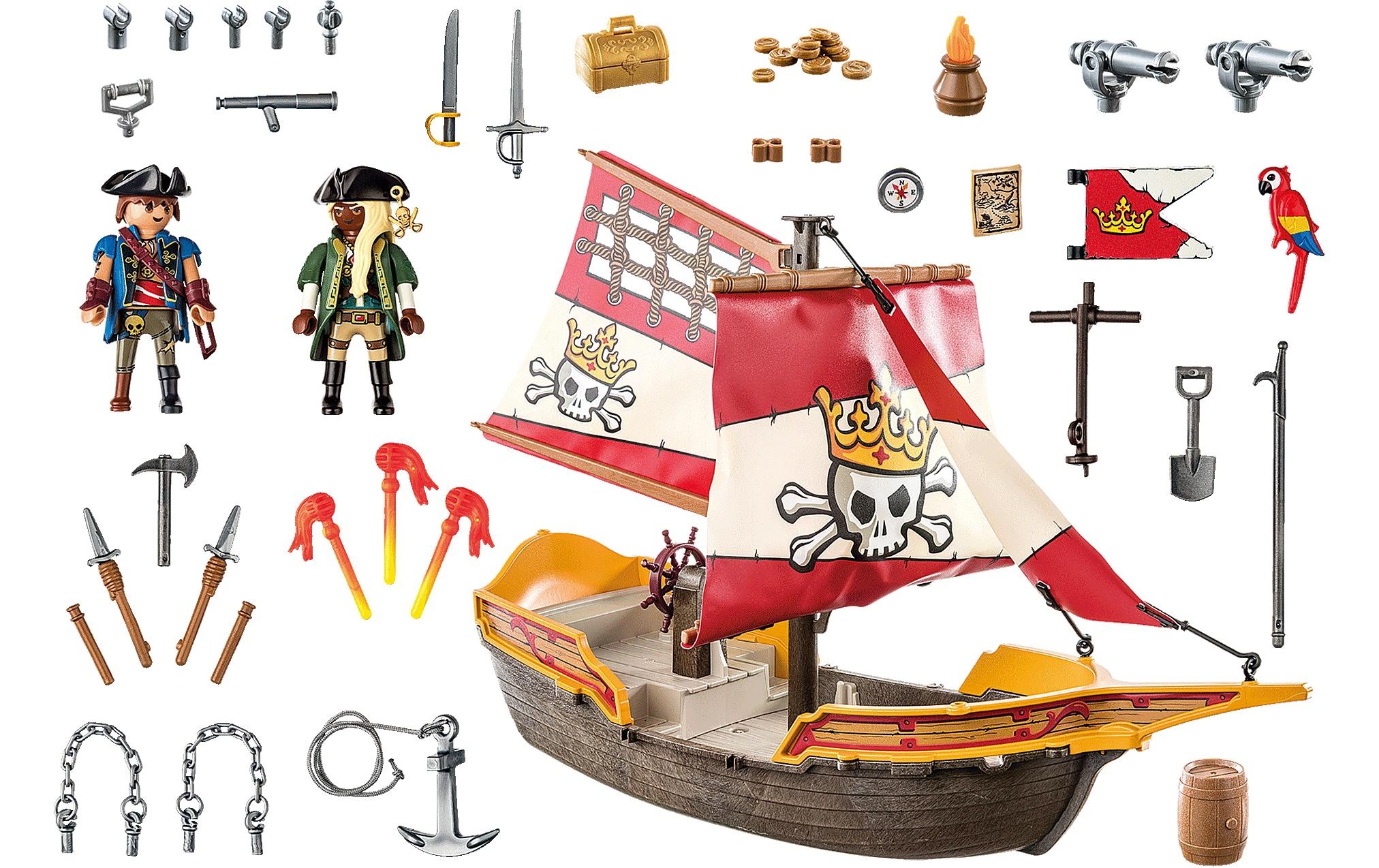 Playmobil® Spielbausteine »Pirates Kleines Piratenschiff 71418«