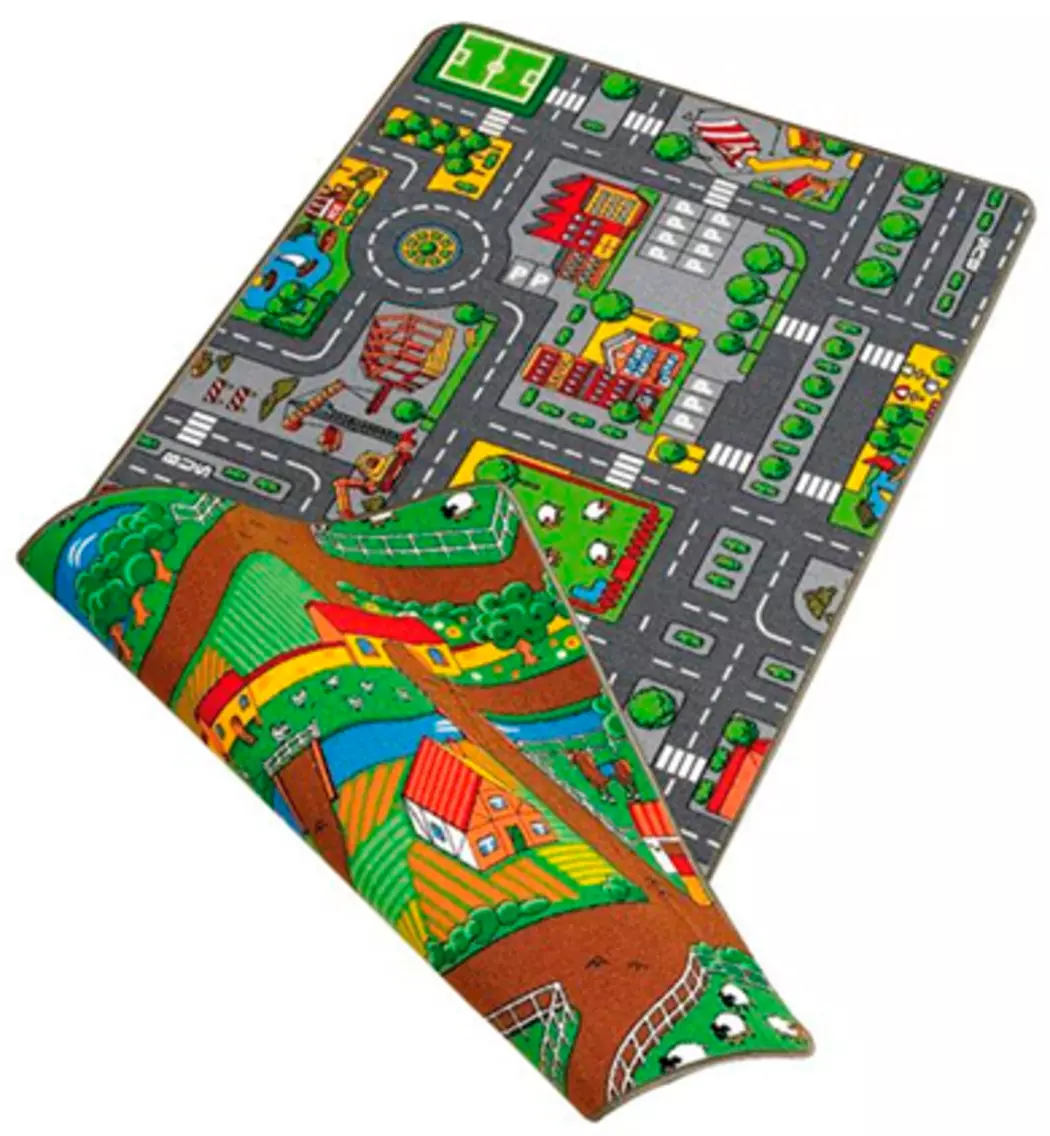 Kinderteppich City Duoplay 100 x 165 cm