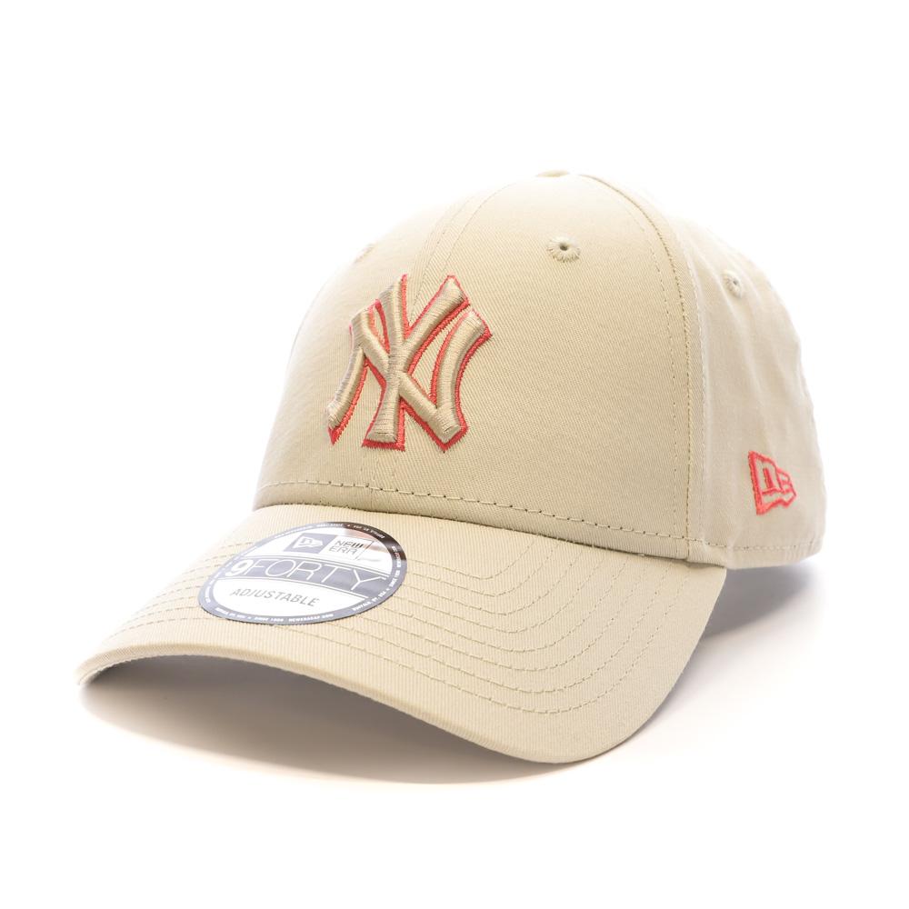 New Era Casquette Beige Homme New Era Team Outline