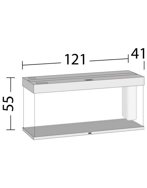 Juwel Aquarium Rio 240 Led 121x41x50 cm - Aquaria